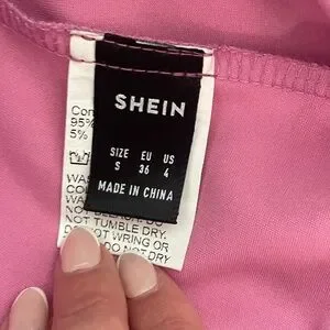 SHEIN Skirts Metallic Pink Skirt Poshmark